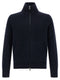 Moncler Blue Virgin Wool Cardigan