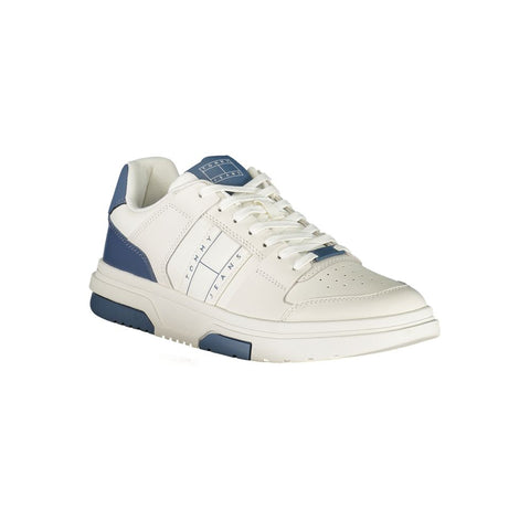 Baskets homme en polyuréthane blanc Tommy Hilfiger
