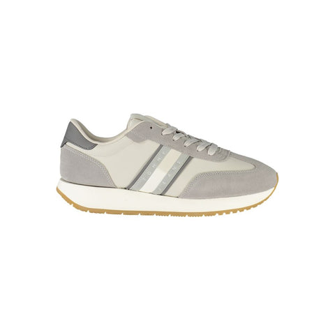 Baskets homme Tommy Hilfiger gris en polyuréthane