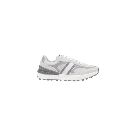 Baskets athlétiques en cuir suédé gris Tommy Hilfiger Jeans