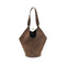 Khaite Brown Calf Leather Bos Taurus Shoulder Bag